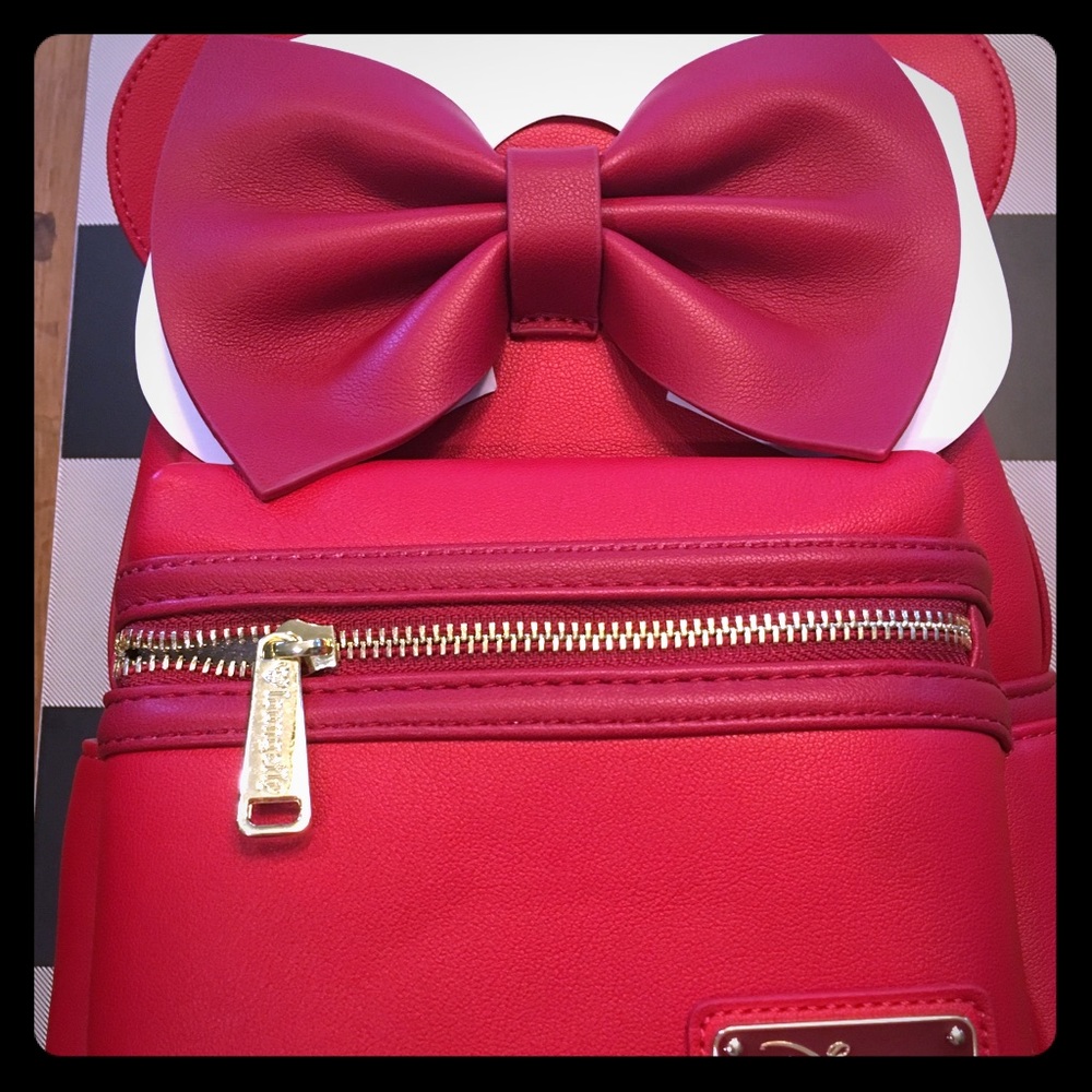 Loungefly x Disney Red Mini Minnie Mouse Backpack
